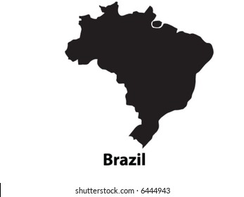 Vector of Brazil