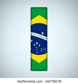 Vector - Brazil Flag Brazilian Alphabet Letters Words