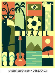 Vector Brazil icon