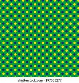 Vector - Brazil Seamless Green Yellow Blue Background