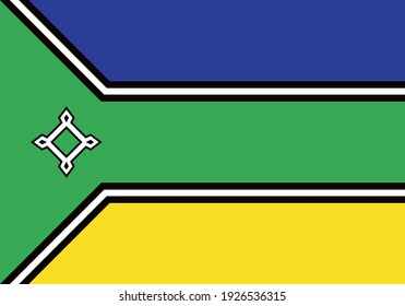 Vector Brazilian state Amapa flag