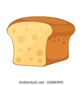 Vector Bread Flat Icon