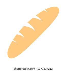 vector bread loaf - bakery symbol, nutrition illustration icon
