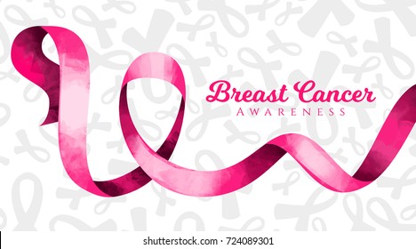 vector Breast Cancer Awareness Month (Pink ribbon) . Element for design business cards, invitations, gift cards, flyers and brochures