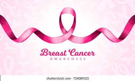 Vector Breast Cancer Awareness Month Pink Stock Vector (Royalty Free ...