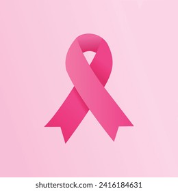 vector breast cancer awareness pink ribbon