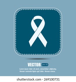Vector breast cancer ribbon