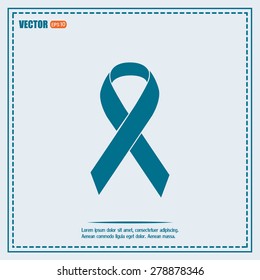 Vector breast cancer ribbon