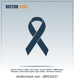 Vector breast cancer ribbon