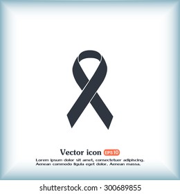 Vector breast cancer ribbon