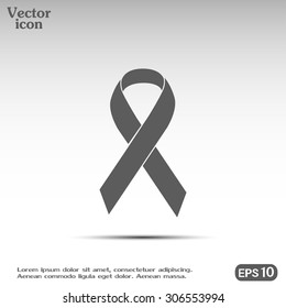Vector breast cancer ribbon