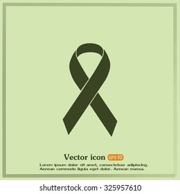 Vector breast cancer ribbon