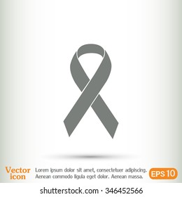 Vector breast cancer ribbon