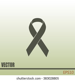 Vector breast cancer ribbon
