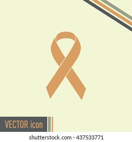 Vector breast cancer ribbon