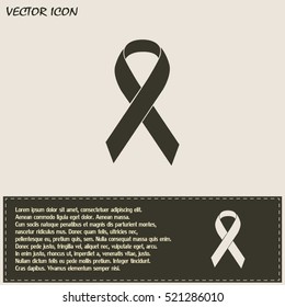 Vector breast cancer ribbon