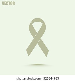 Vector breast cancer ribbon
