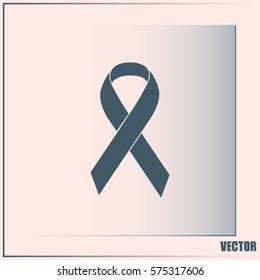 Vector breast cancer ribbon