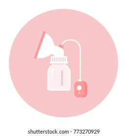 vector breast pump, breastfeeding / isolated, sign and icon template
