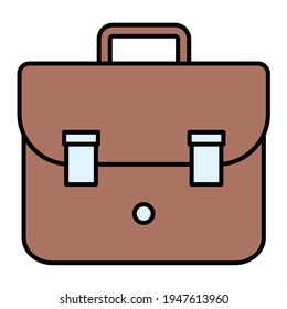 Diseño de icono de contorno de caja fuerte
