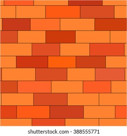 Vector brick background