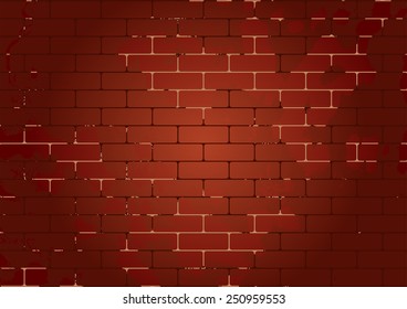 Vector brick texture. Can be used as flyer, cover, business cards, envelope, and brochure background.