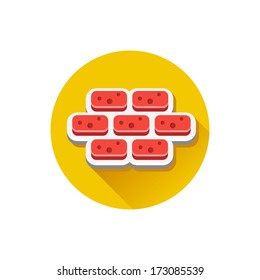 Vector Brick Wall Icon