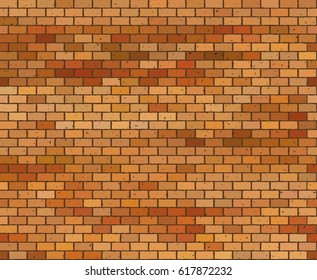 Vector brick wall seamless pattern endless texture