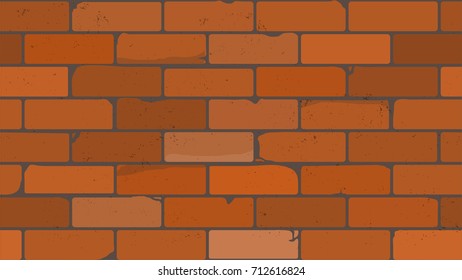 vector brick wall seamless pattern. texture stone. rustic house. 