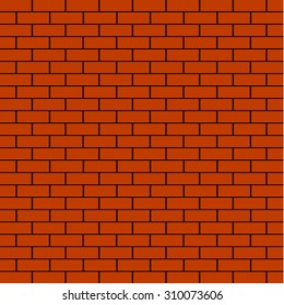 Vector brick wall texture for background