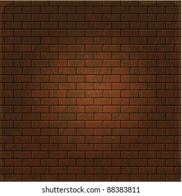 Vector brick wall for your design