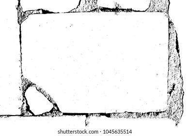 Vector Bricks and Stones texture. Abstract background, old stone wall. Overlay illustration over any design to create grungy vintage effect and depth. For posters, banners, retro and urban designs.