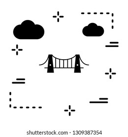 Vector bridge icon
