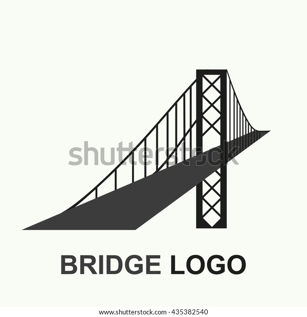 Vector Bridge Logo Bridge Symbol Icon Stock Vector (Royalty Free ...