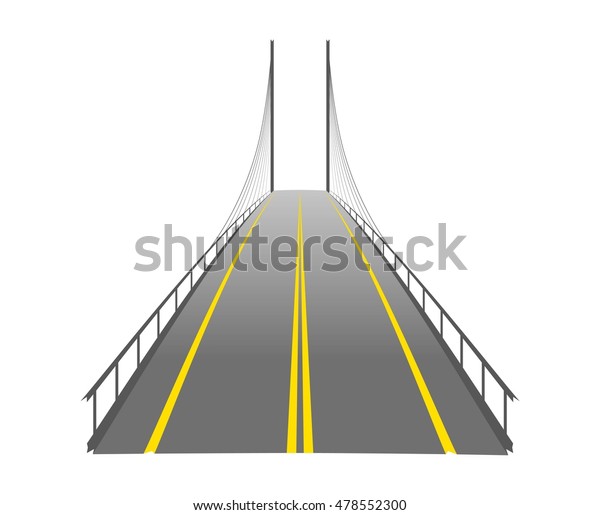vector bridge silhouette symbol logo emblem\
outline illustration