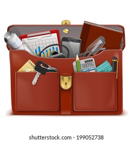 Vector Briefcase with Accessories
