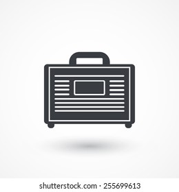 Vector briefcase icon 