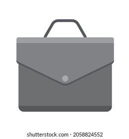 Vector briefcase icon. Office bag icon. Used color profile RGB.
