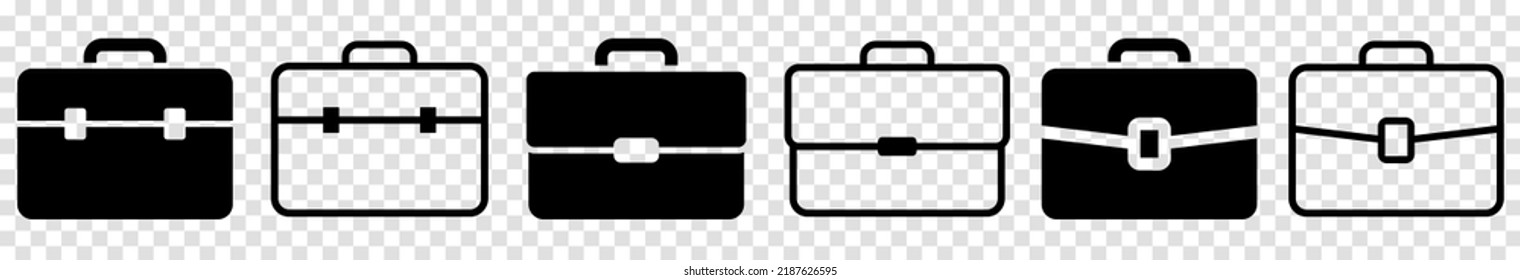 Iconos del portapapeles del vector. Ilustración de colección aislada en fondo transparente