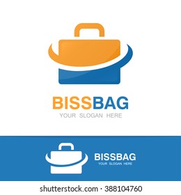 Vector briefcase logo design