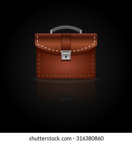 Vector of  briefcase symbol or icon