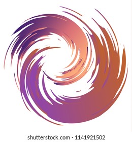 Vector - bright abstract colorful waves