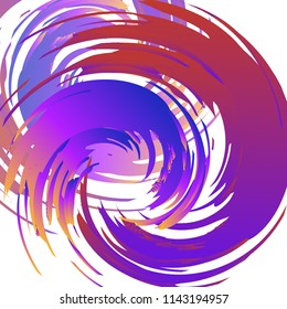 Vector - bright abstract colorful waves