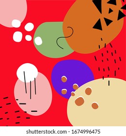 Vector bright abstract illustration. Can use for design your page or production. Possible change at your discretion.