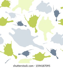 Vector bright abstract multicolored spots seamless pattern.