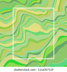 Vector bright abstract wavy background. Template with space for text.