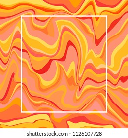 Vector bright abstract wavy background with space for text.