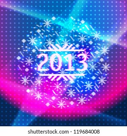 Vector bright background 2013
