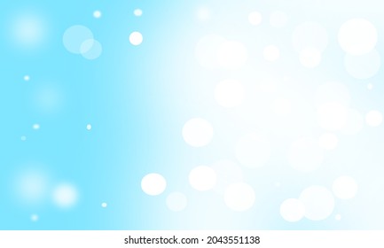Vector of bright blue sky background the sun shines bright for nature background