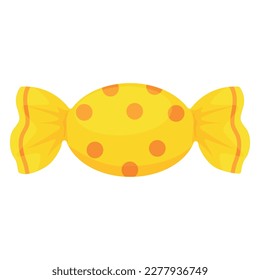 Vector bright cartoon image of sweet candies. The concept of parties, festivals and fun. A colorful element for your design.